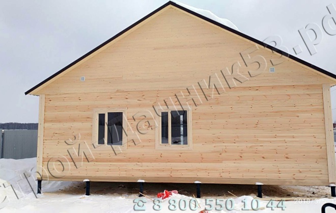 3 Брусовой дом ОД-11, 9×9, 81 м², Московская область, Раменский район, село Заворово (6)